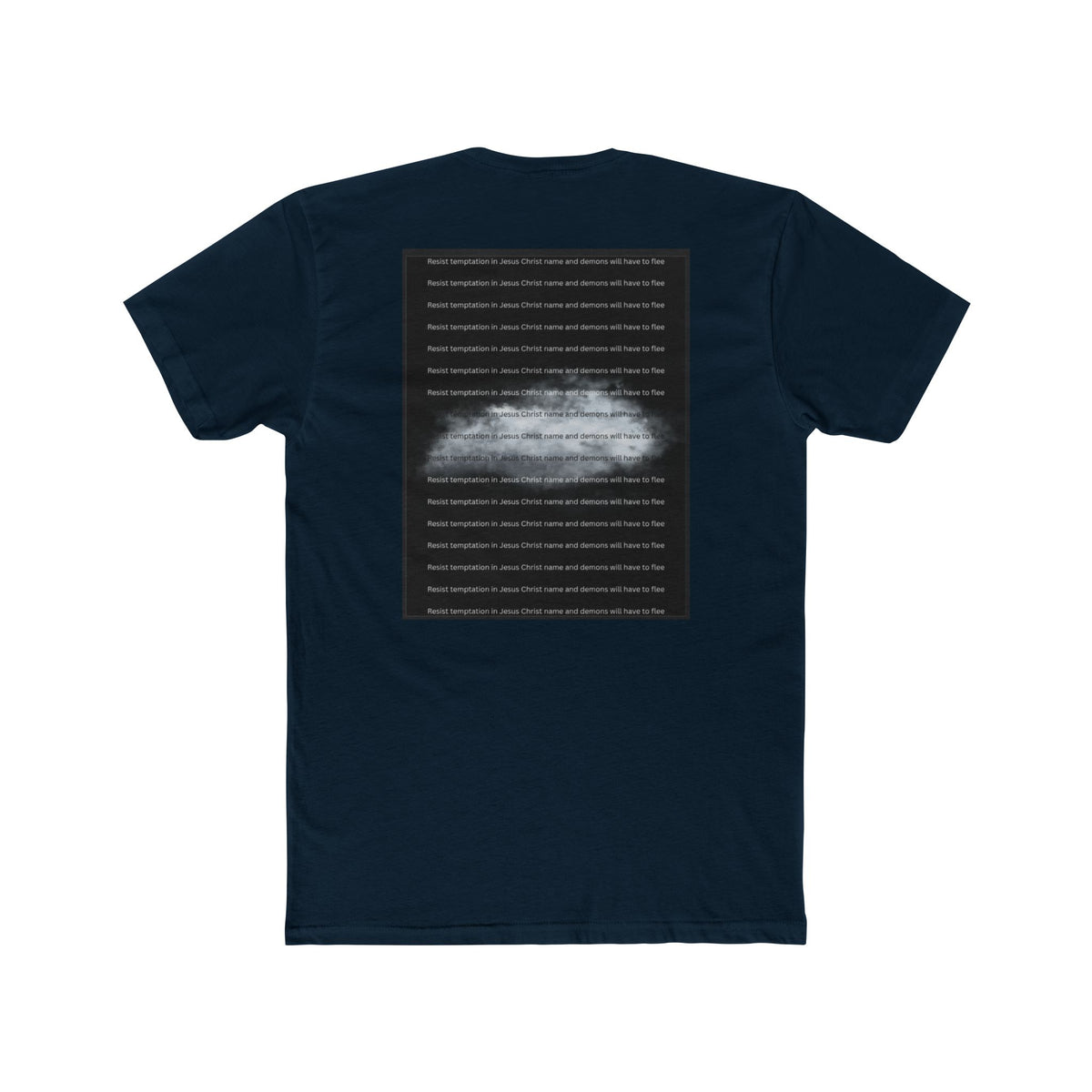 "Resist Temptation" – Succubus & Incubus Spiritual Warfare Unisex Cotton Crew Tee