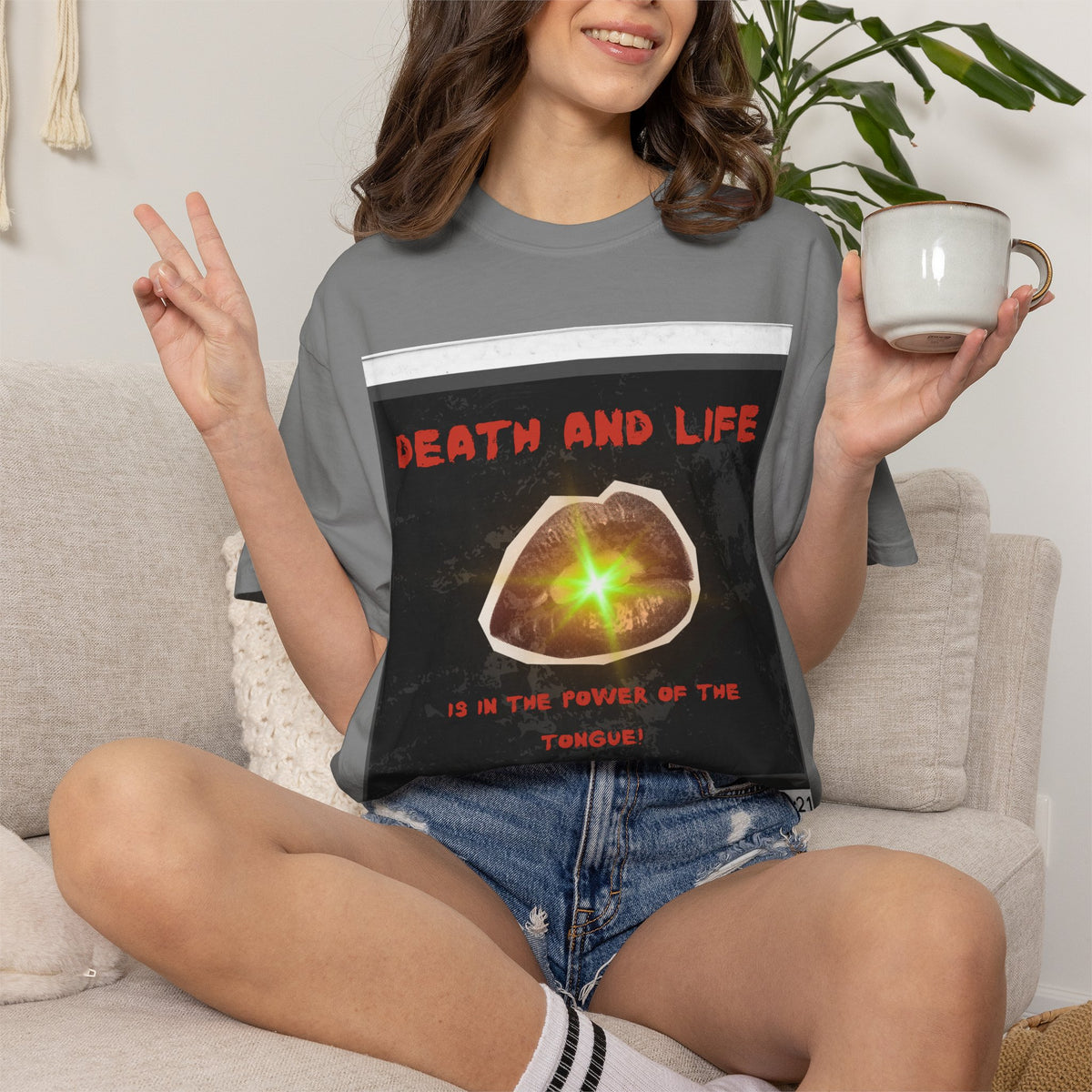Death and Life is in the power of the tongue-Proverbs 18:21 Tee