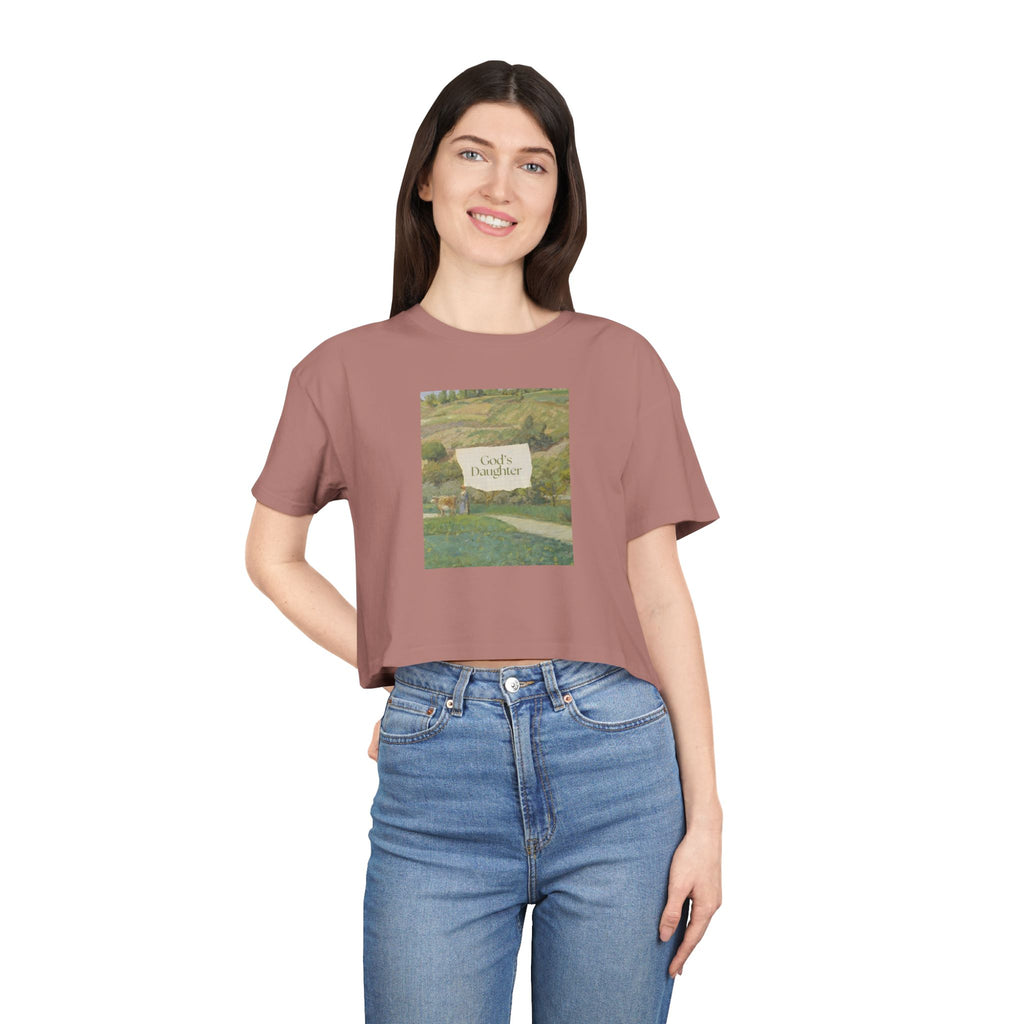 "God's Daughter" — Women's Crop Tee