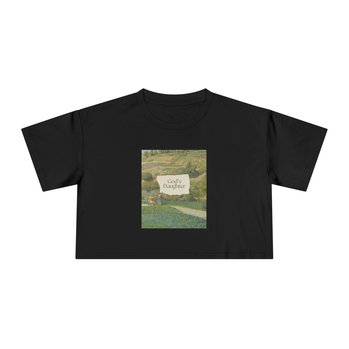 "God's Daughter" — Women's Crop Tee