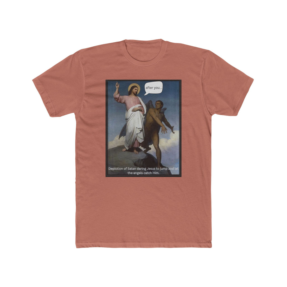 "After You" – Temptation of Christ Tee Unisex Cotton Crew Tee