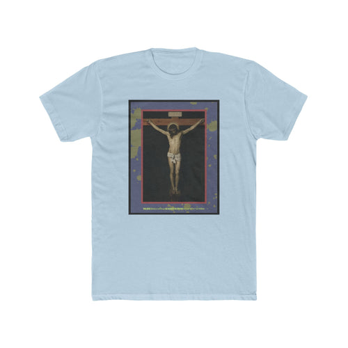"People Will Let You Down, Jesus Won't" – Church Hurt / Crucifixion Reflection -Unisex Cotton Crew Tee