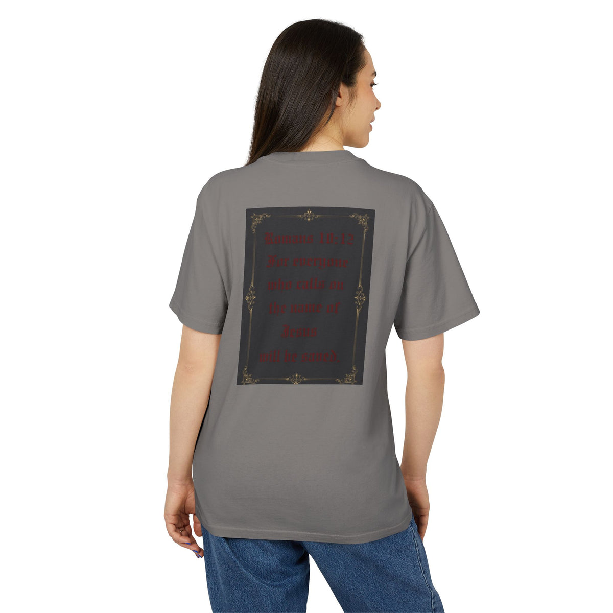 Set Apart Collection- “Touched My Darkness • Saved by Light” -Unisex Heavy Faded Tee