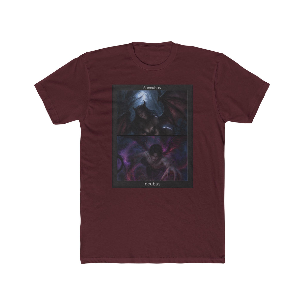 "Resist Temptation" – Succubus & Incubus Spiritual Warfare Unisex Cotton Crew Tee