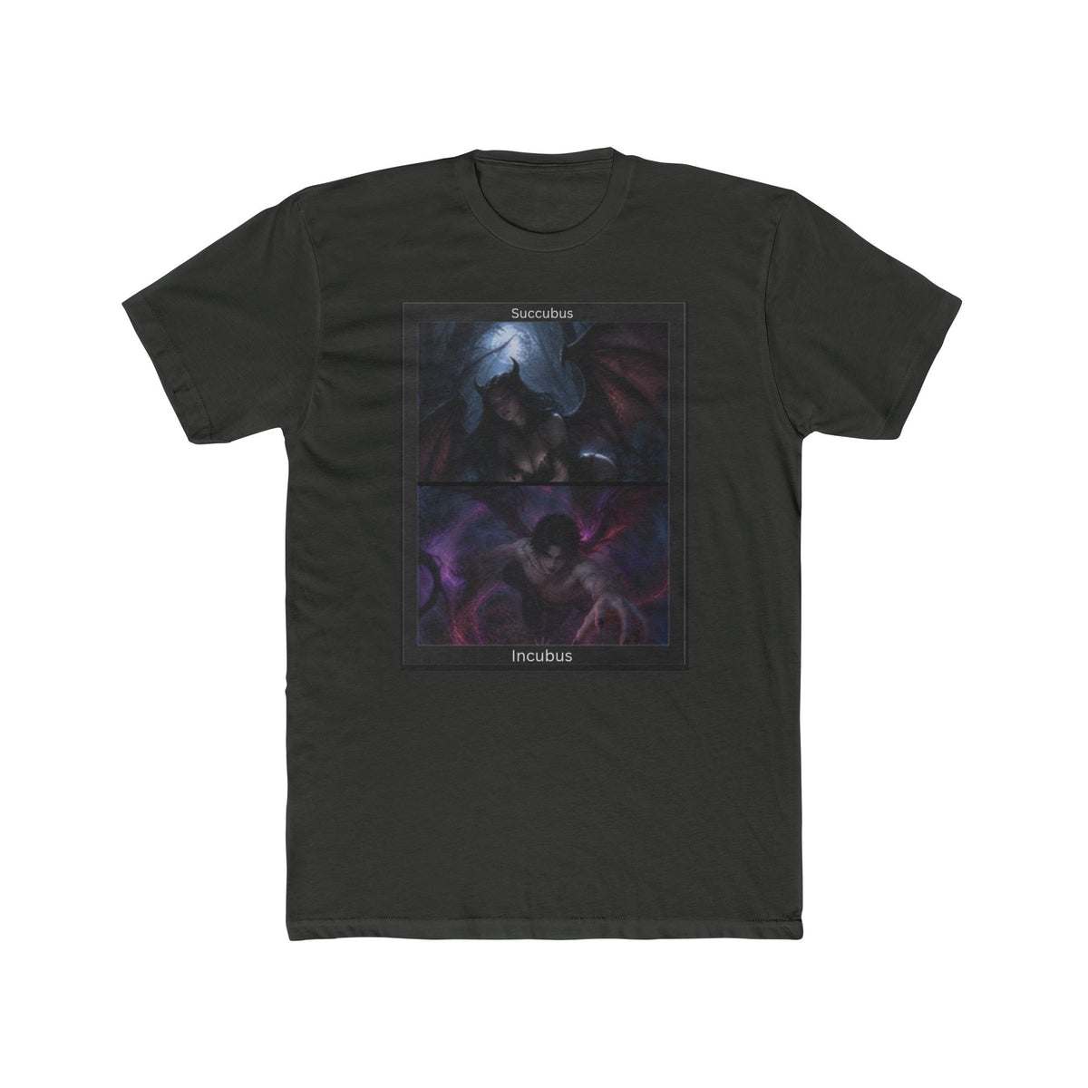 "Resist Temptation" – Succubus & Incubus Spiritual Warfare Unisex Cotton Crew Tee