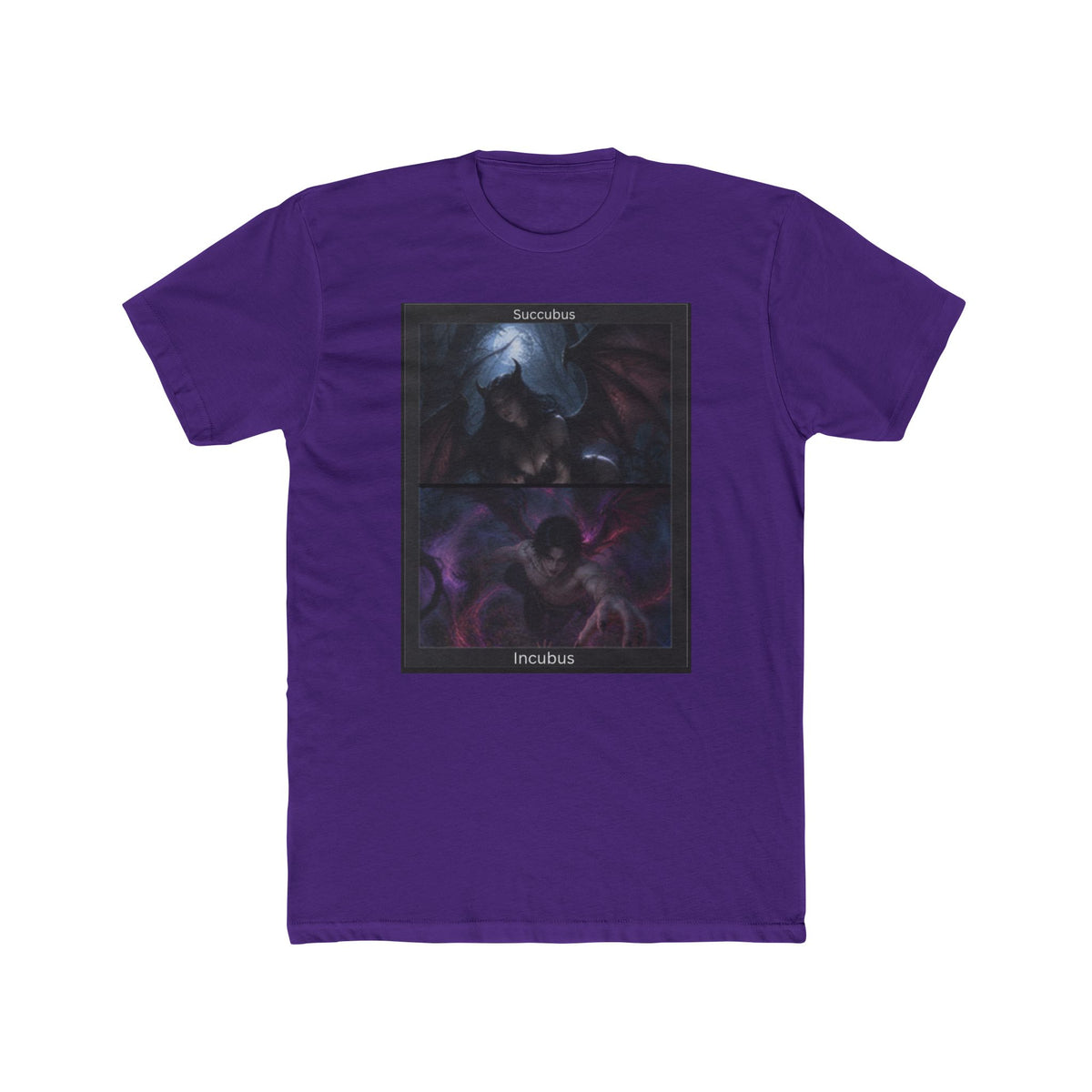"Resist Temptation" – Succubus & Incubus Spiritual Warfare Unisex Cotton Crew Tee