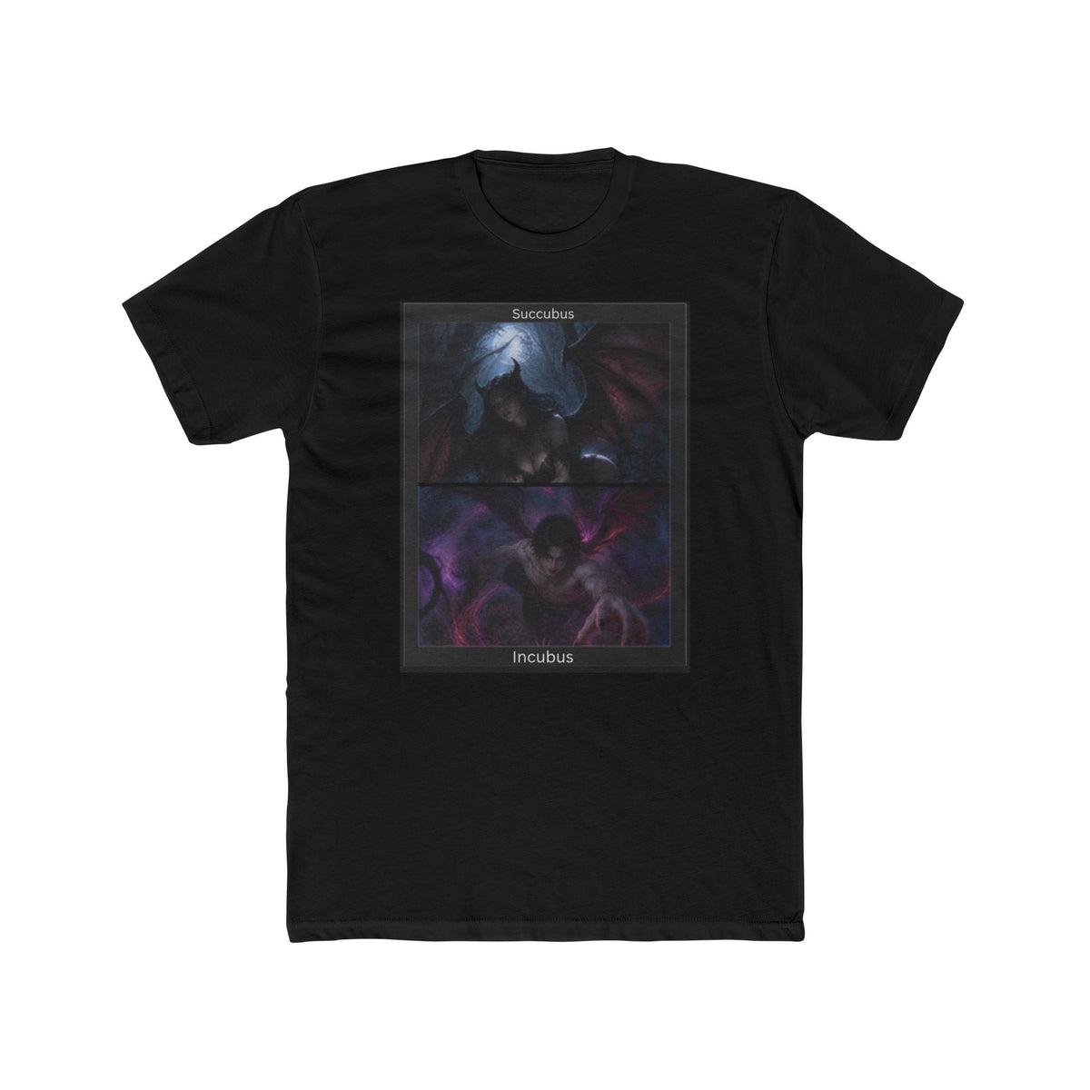 "Resist Temptation" – Succubus & Incubus Spiritual Warfare Unisex Cotton Crew Tee