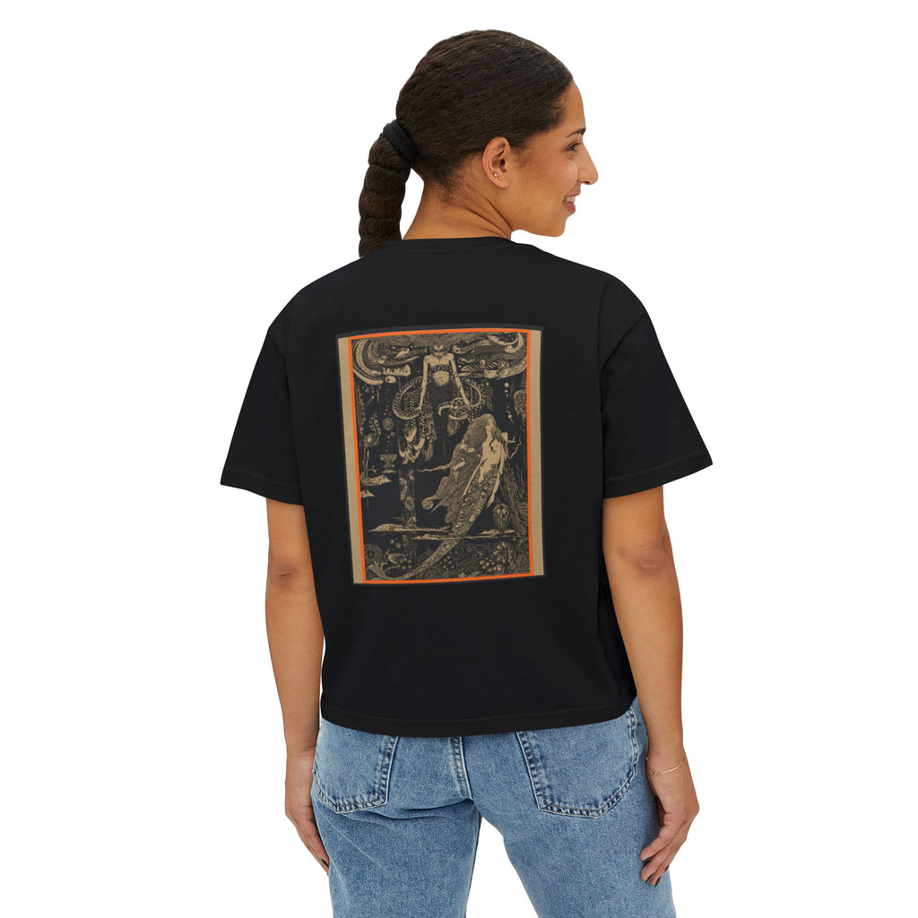 Enoch 19:2 — "Sirens" Front and Back Women's Boxy Tee