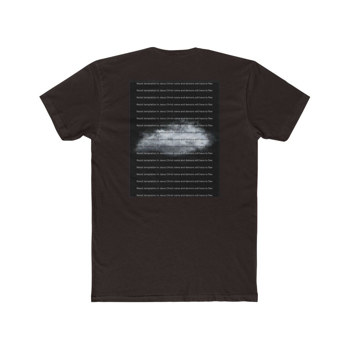 "Resist Temptation" – Succubus & Incubus Spiritual Warfare Unisex Cotton Crew Tee
