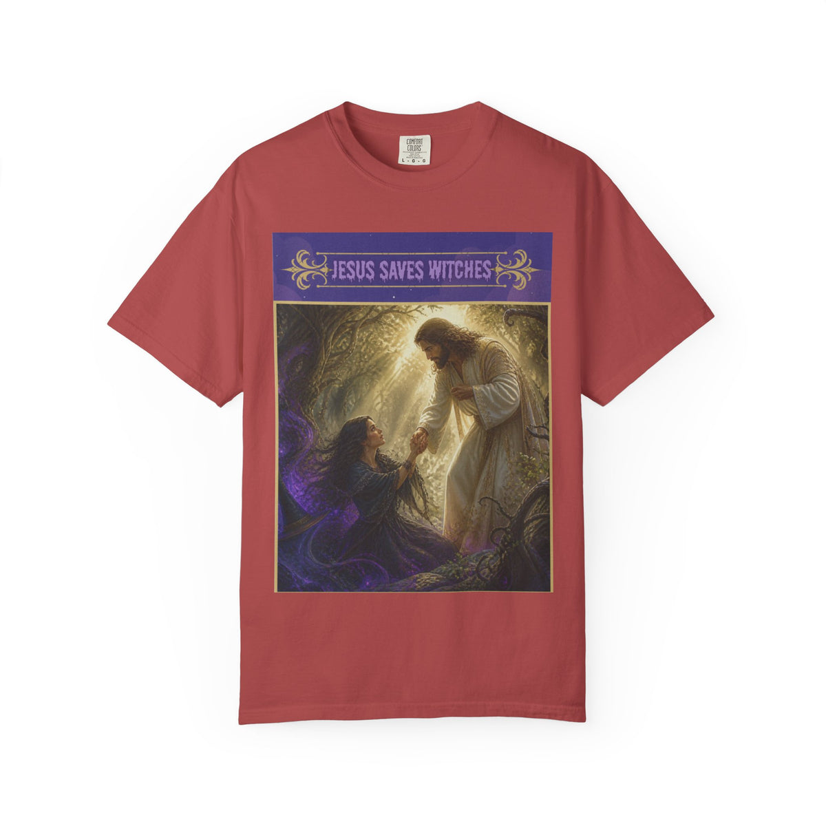 Jesus Saves Witches-Front and back T-shirt