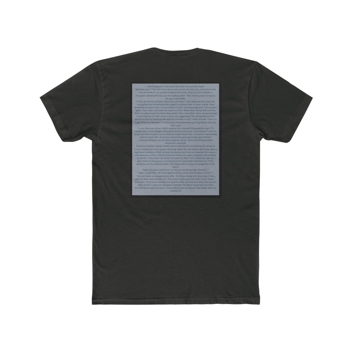"After You" – Temptation of Christ Tee Unisex Cotton Crew Tee