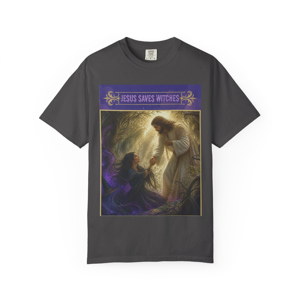 Jesus Saves Witches-Front and back T-shirt