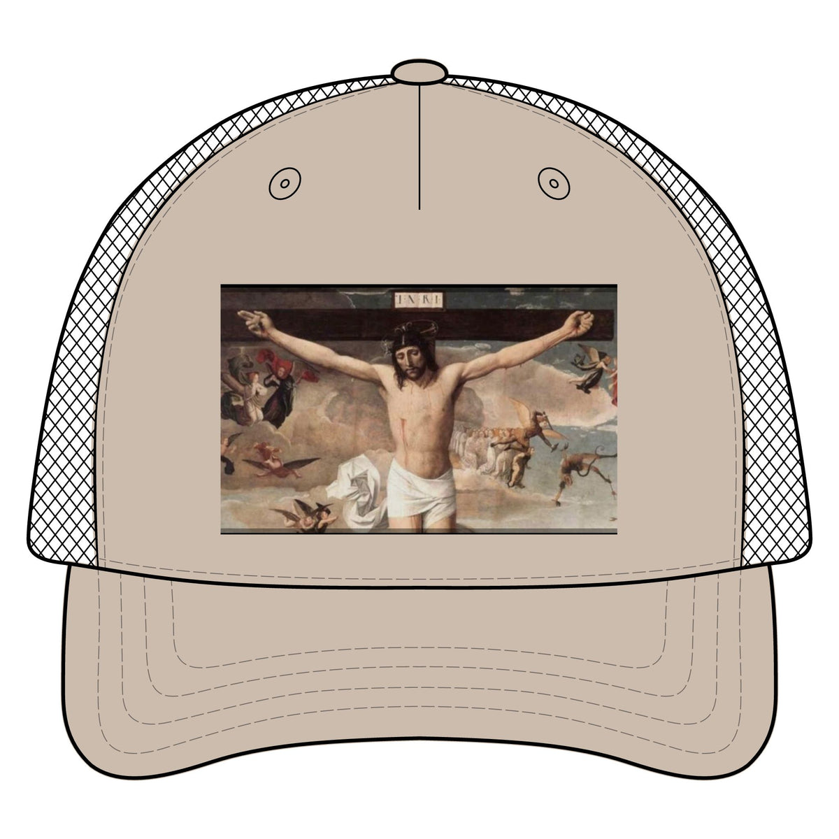 Jesus Five-Panel Trucker Hat