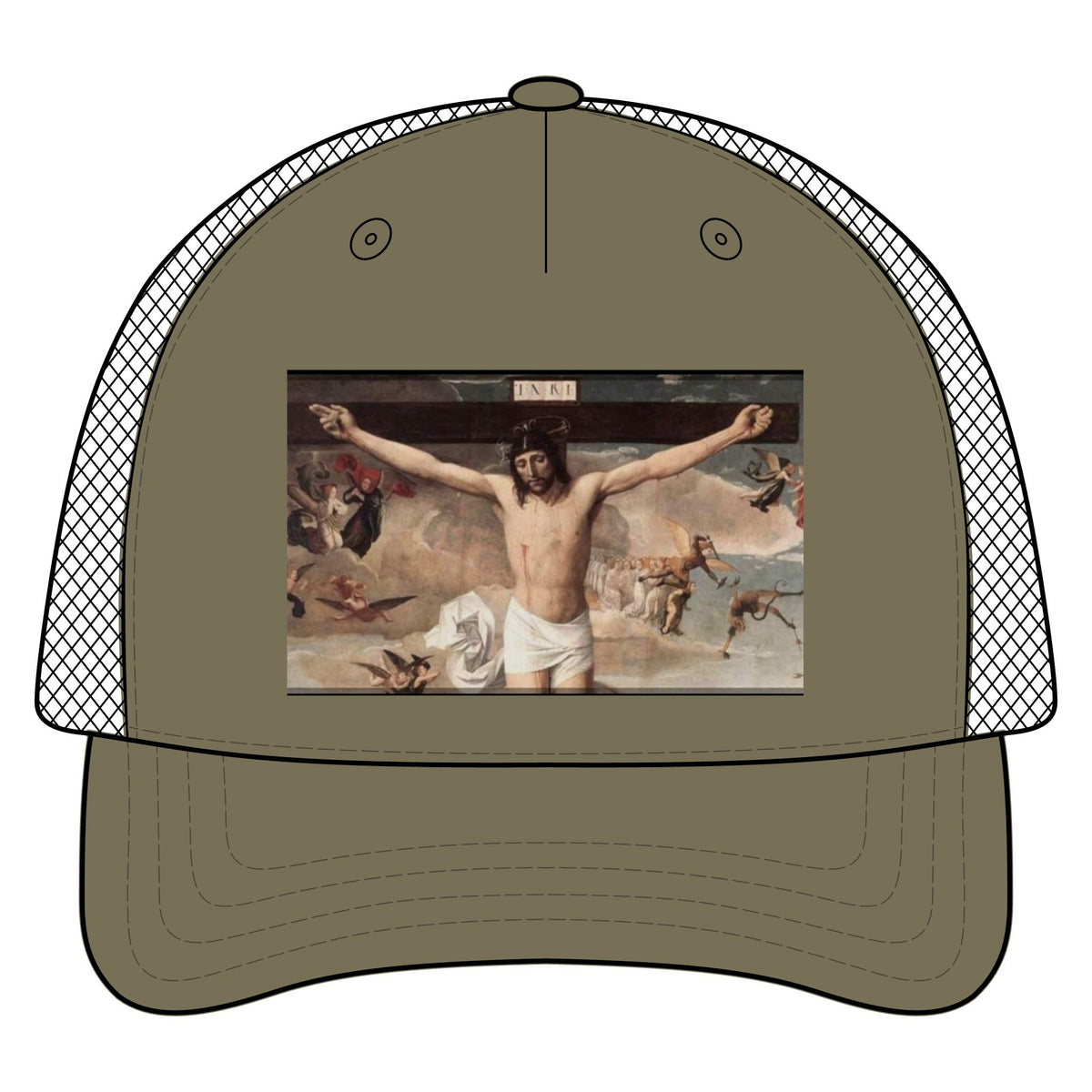 Jesus Five-Panel Trucker Hat