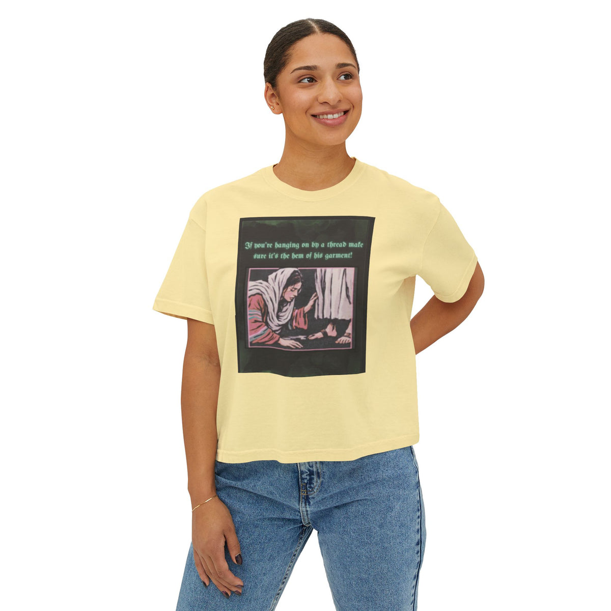 "Hanging On by a Thread" Tee
