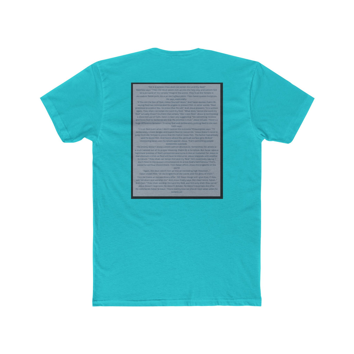 "After You" – Temptation of Christ Tee Unisex Cotton Crew Tee