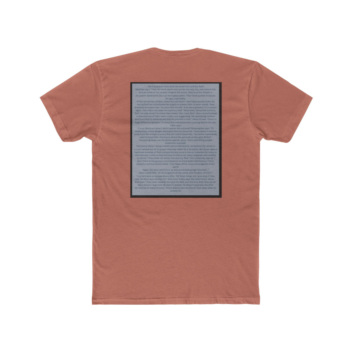 "After You" – Temptation of Christ Tee Unisex Cotton Crew Tee