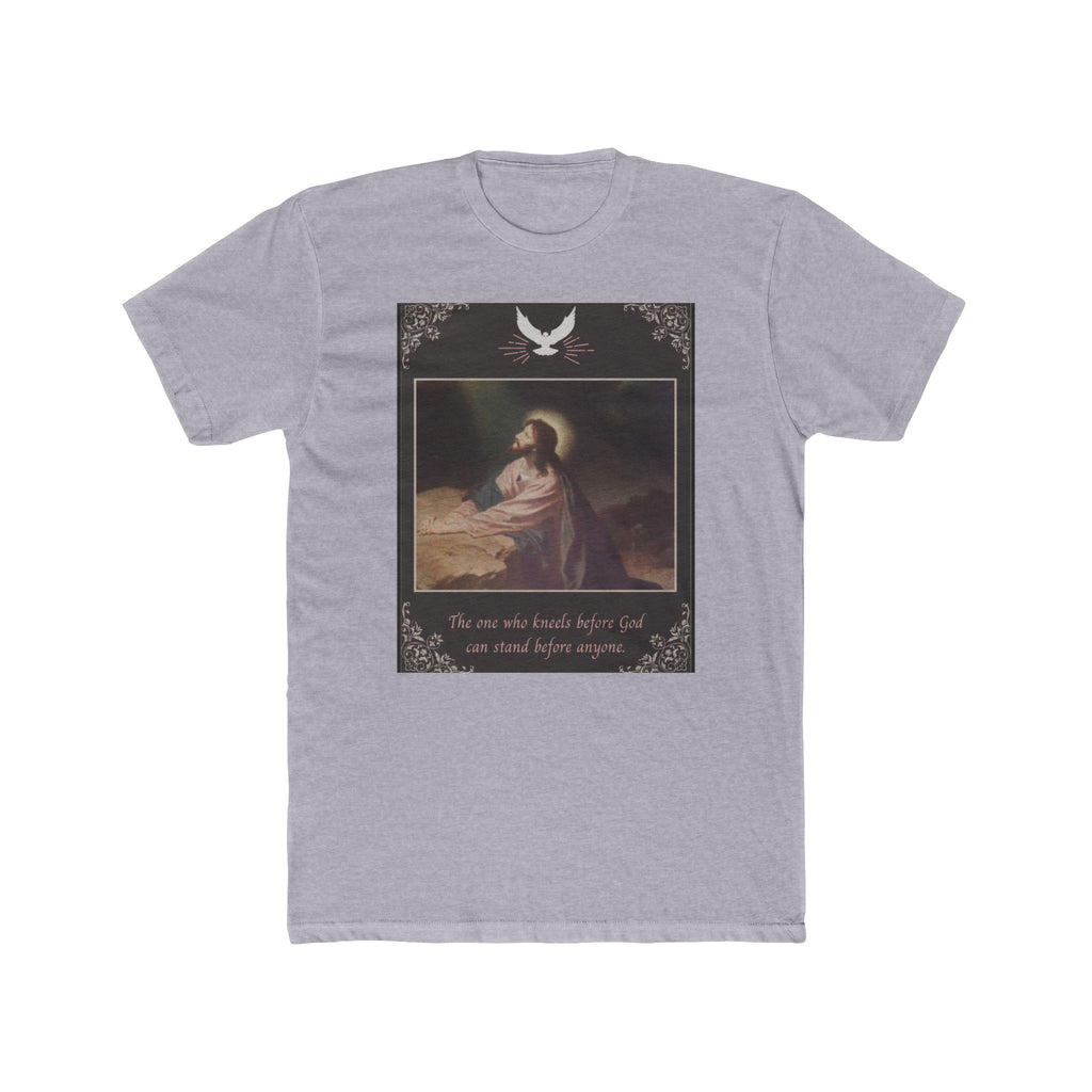"The One Who Kneels Before God" – Unisex Cotton Crew Tee