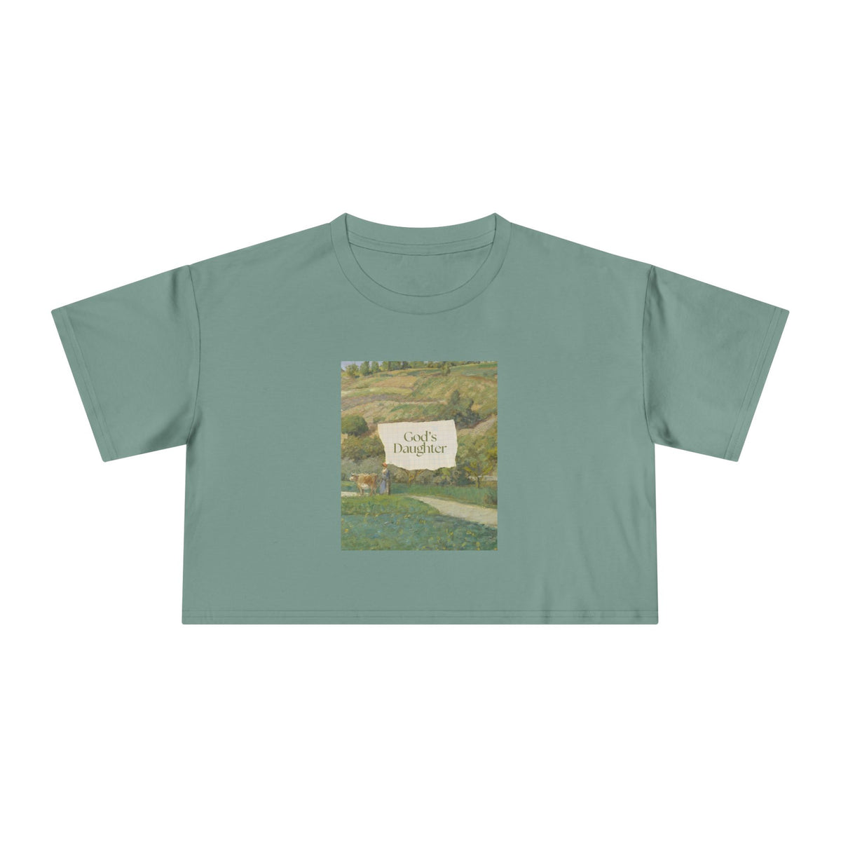 "God's Daughter" — Women's Crop Tee