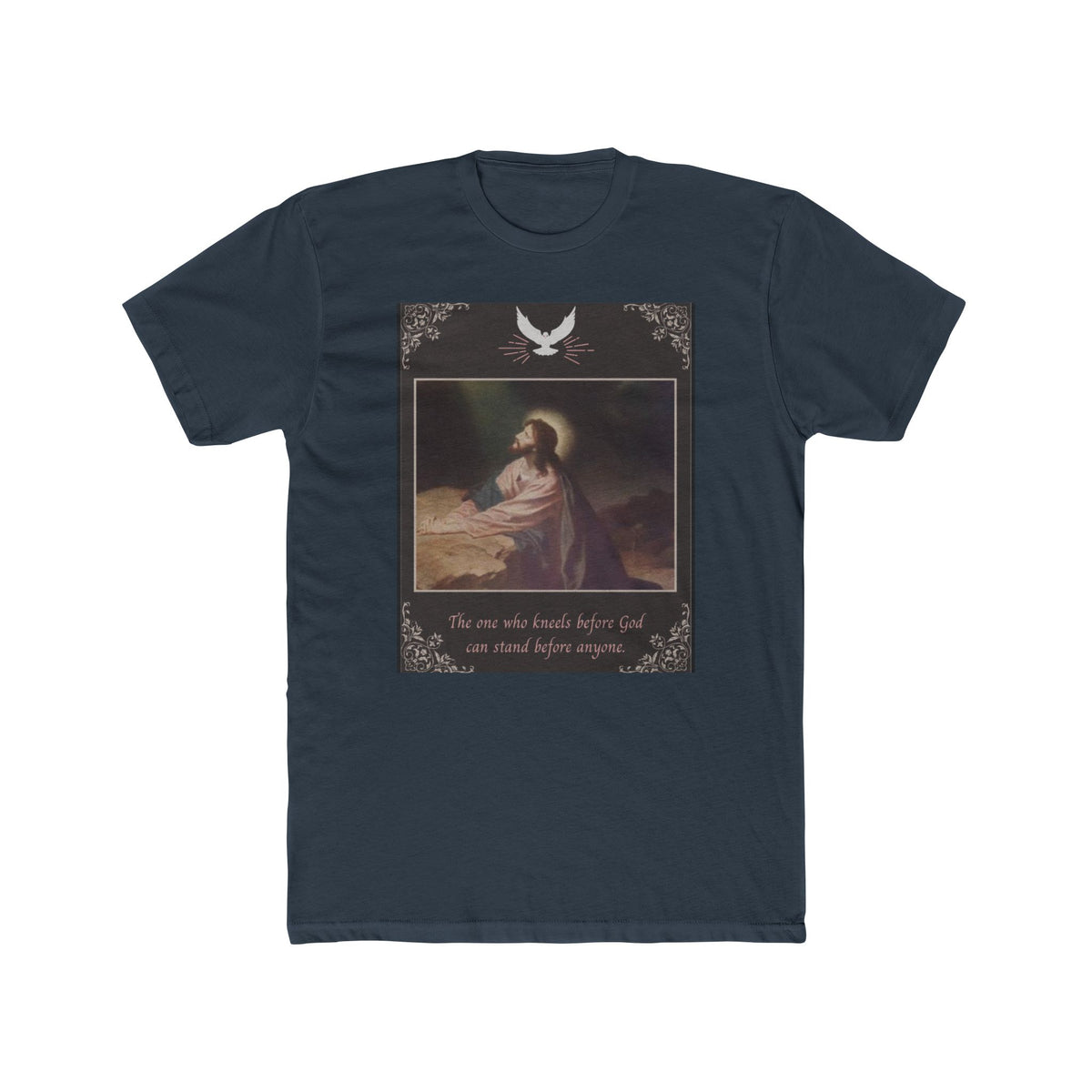 "The One Who Kneels Before God" – Unisex Cotton Crew Tee