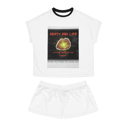 Set apart collection Women's Short Pajama Set (AOP)