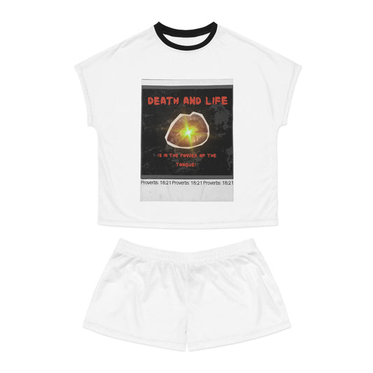 Set apart collection Women's Short Pajama Set (AOP)