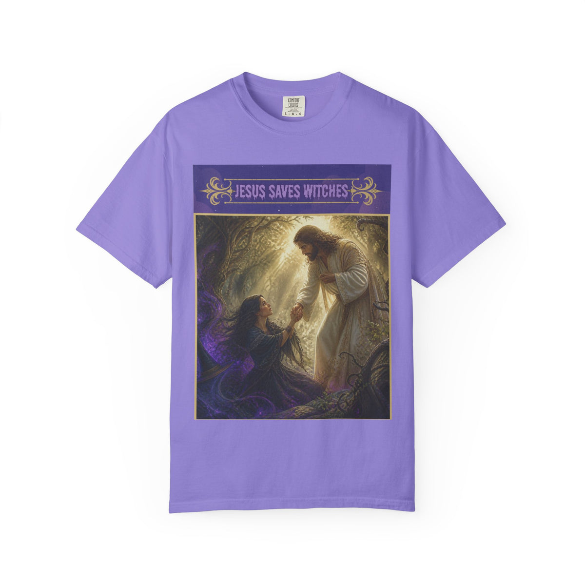 Jesus Saves Witches-Front and back T-shirt