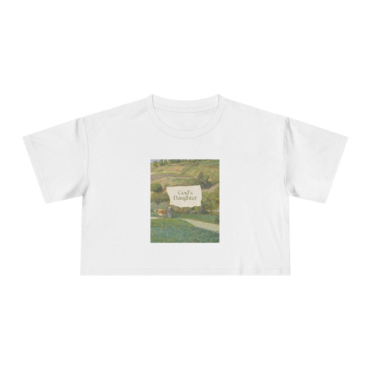"God's Daughter" — Women's Crop Tee