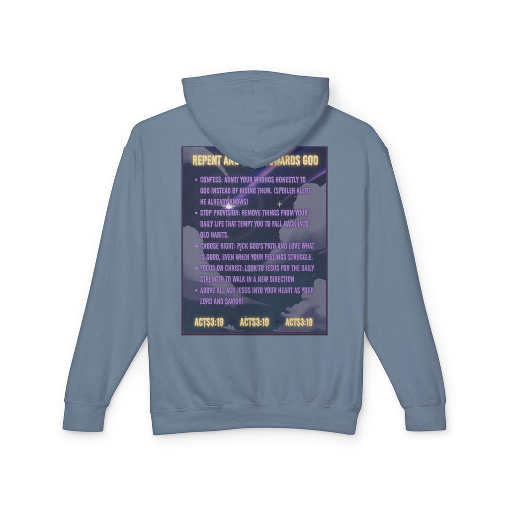 "Jesus Saves Witches" Lightweight Hooded Sweatshirt