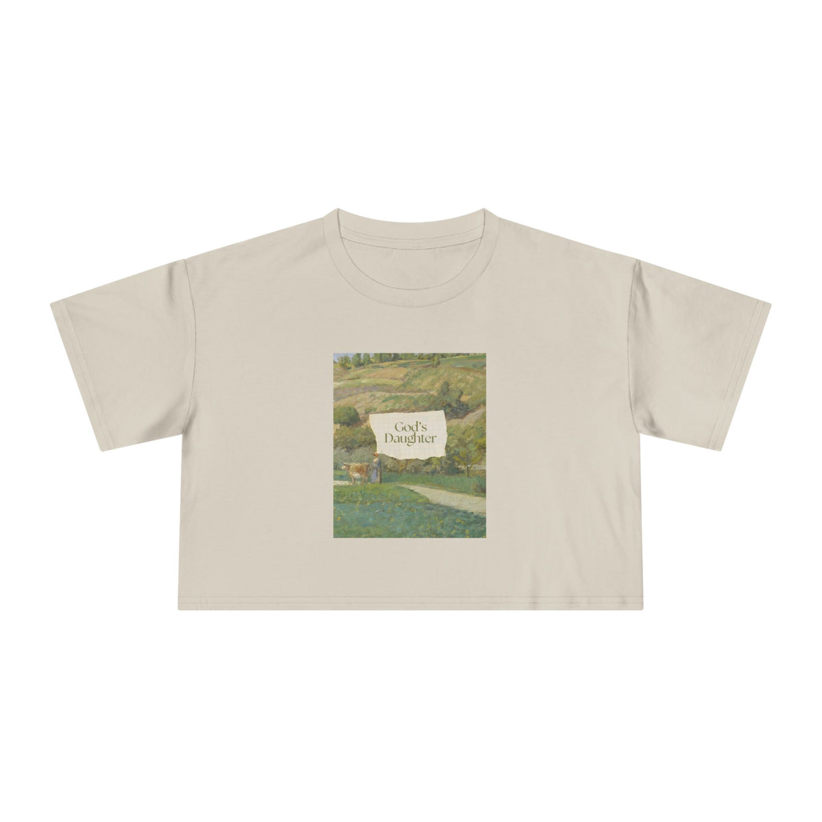 "God's Daughter" — Women's Crop Tee