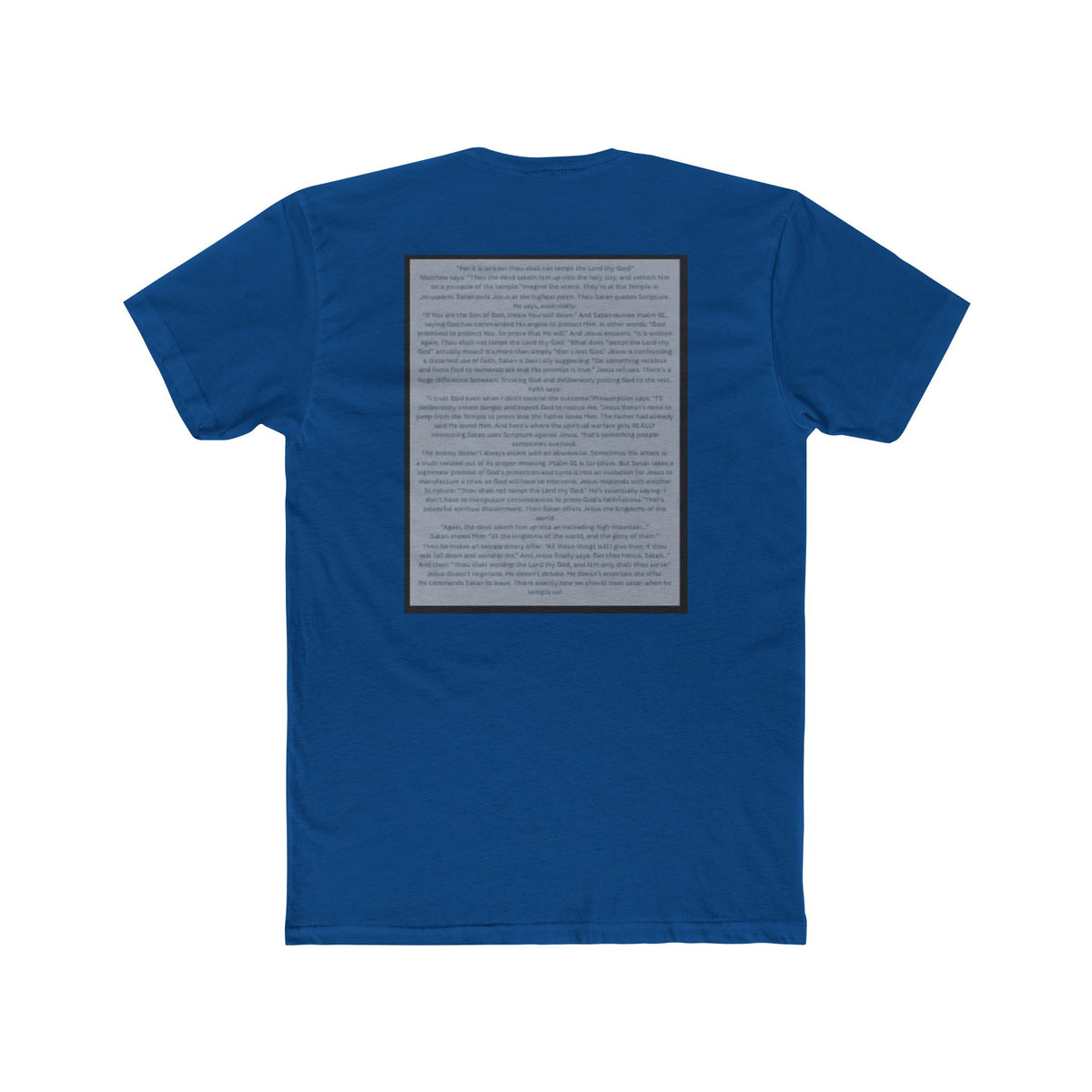 "After You" – Temptation of Christ Tee Unisex Cotton Crew Tee