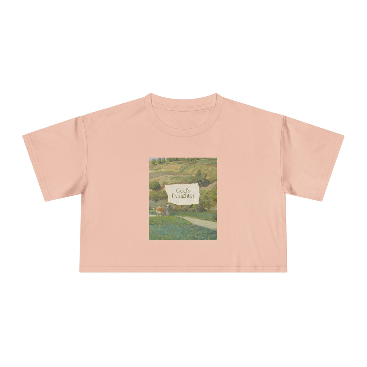 "God's Daughter" — Women's Crop Tee