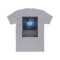 Cross in the Cosmos- Whirlpool Galaxy Unisex Cotton Crew Tee