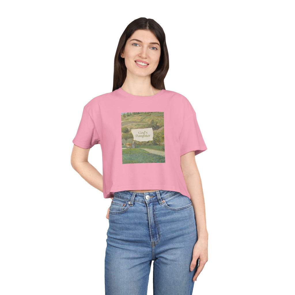 "God's Daughter" — Women's Crop Tee