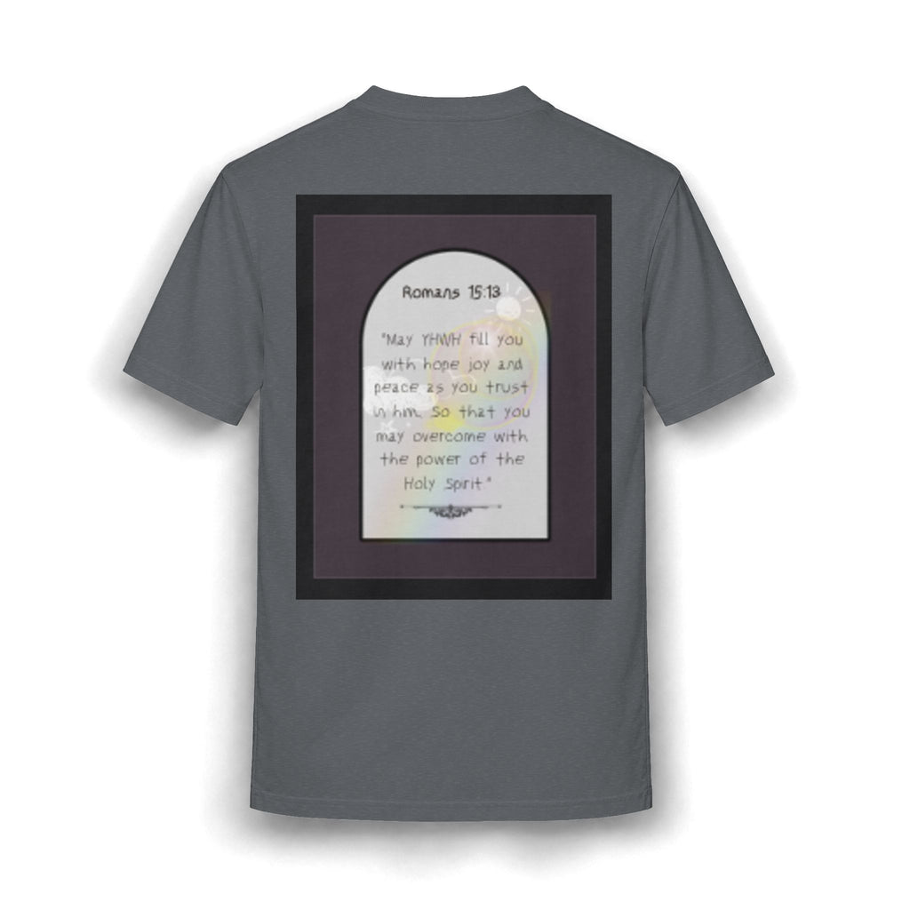 Faith-Inspired Graphic Tee — Romans 15:13 Verse Shirt