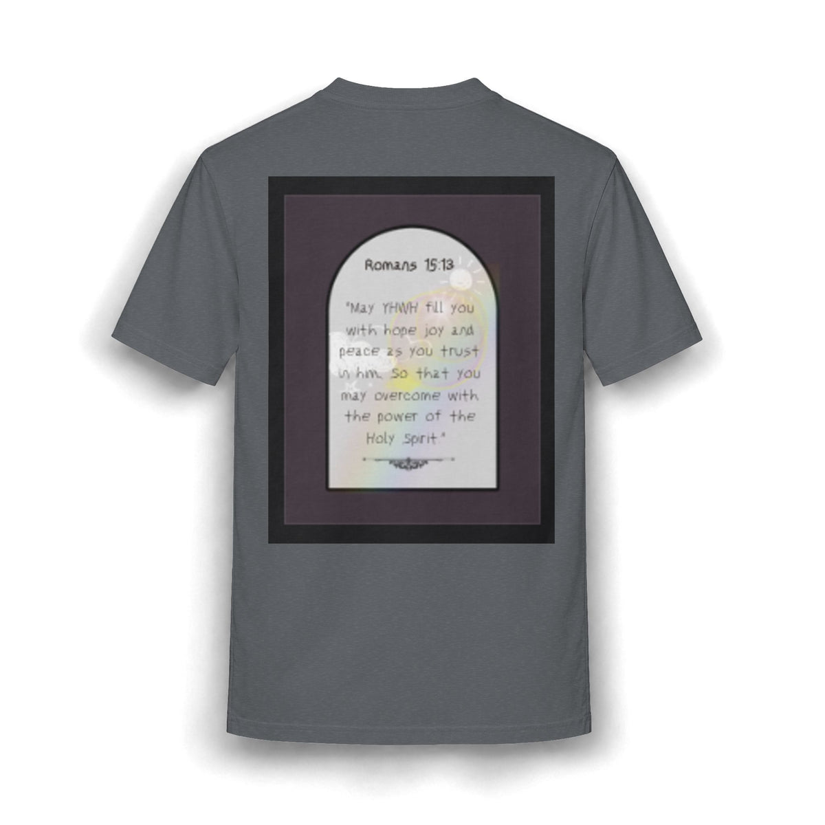 Faith-Inspired Graphic Tee — Romans 15:13 Verse Shirt