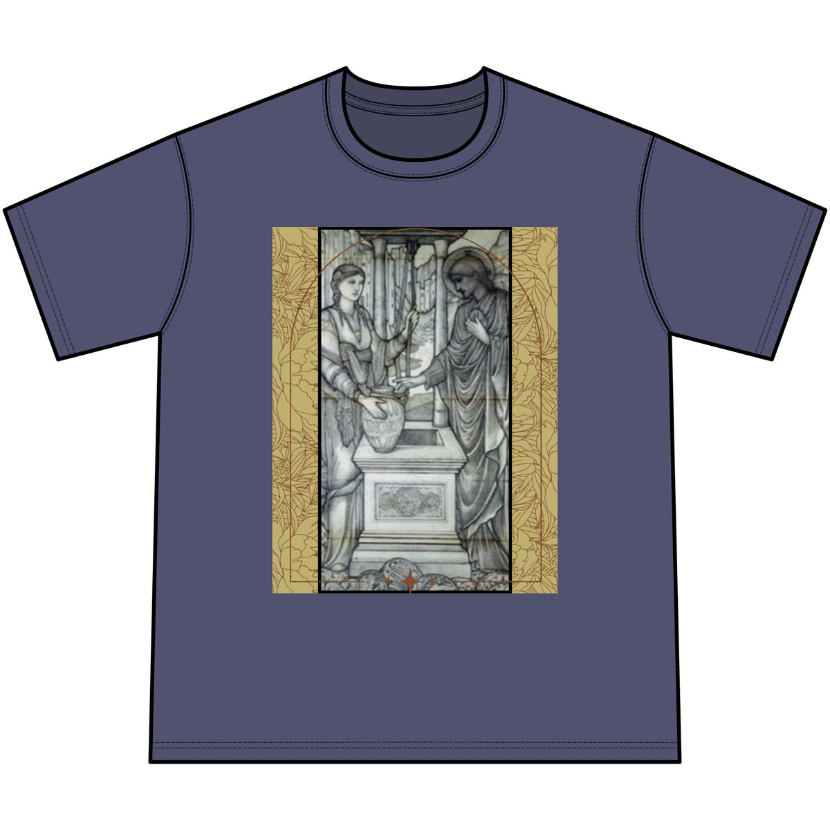 Women at the well-Vintage Mineral Washed T-Shirt