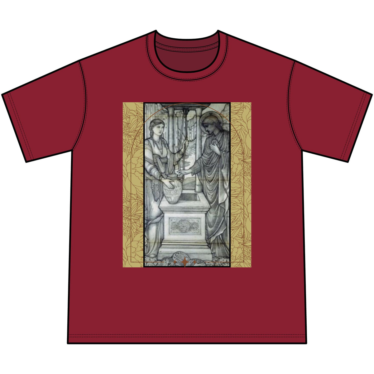 Women at the well-Vintage Mineral Washed T-Shirt