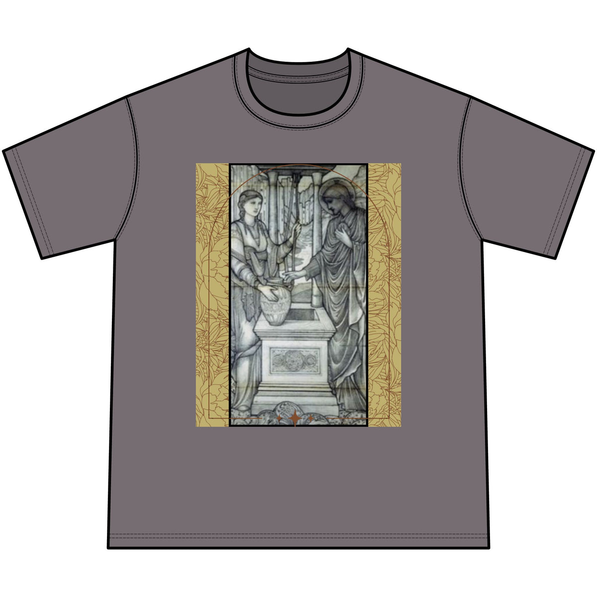 Women at the well-Vintage Mineral Washed T-Shirt