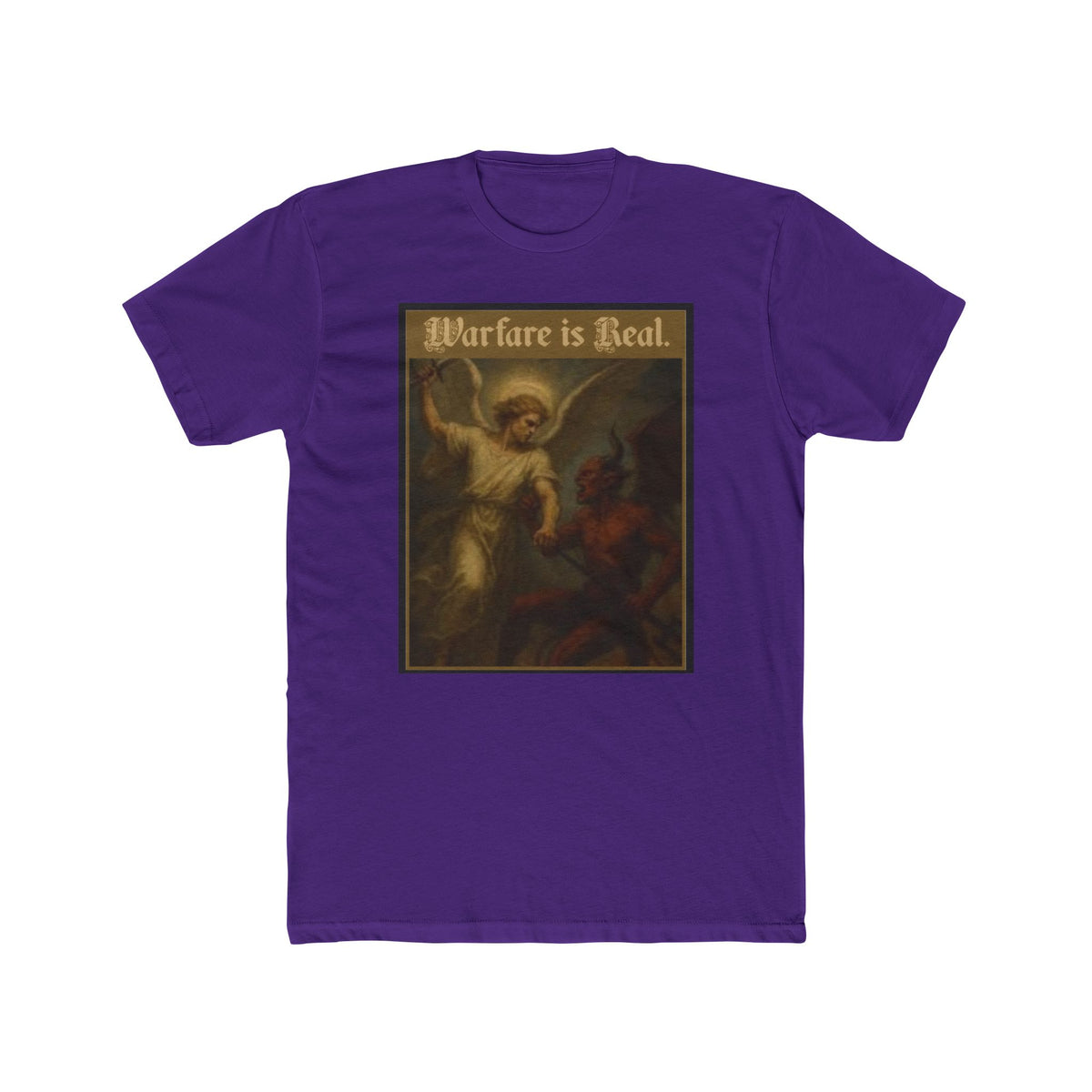 "Warfare Is Real" – Spiritual Battle Tee