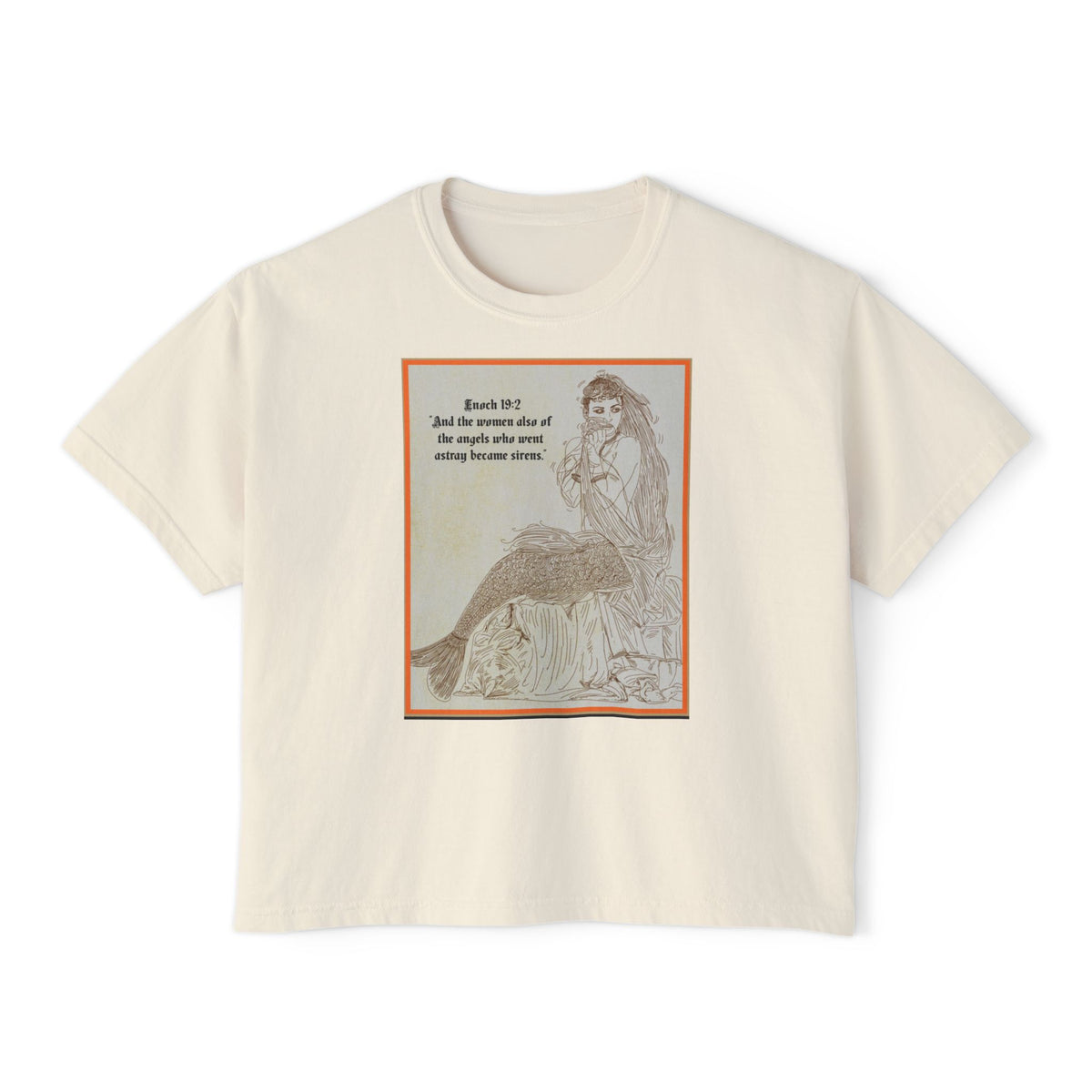 Enoch 19:2 — "Sirens" Front and Back Women's Boxy Tee