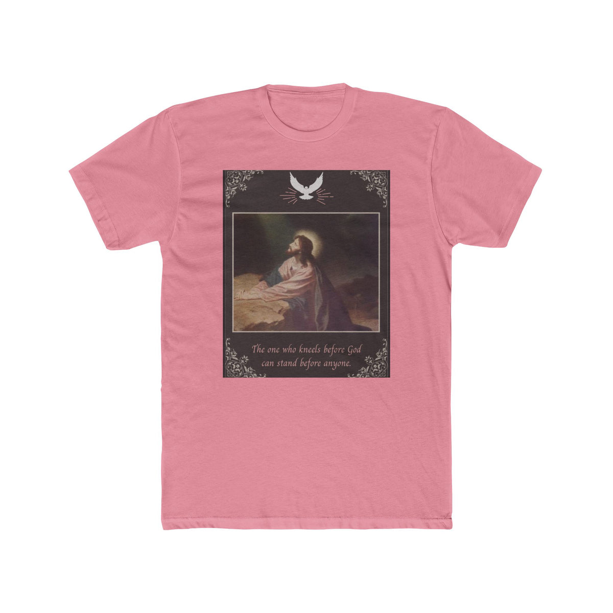 "The One Who Kneels Before God" – Unisex Cotton Crew Tee