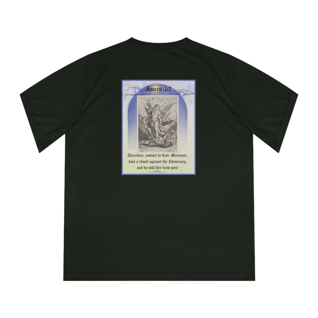 Set Apart Collection - Not today Satan - Women's Performance V-Neck T-Shirt