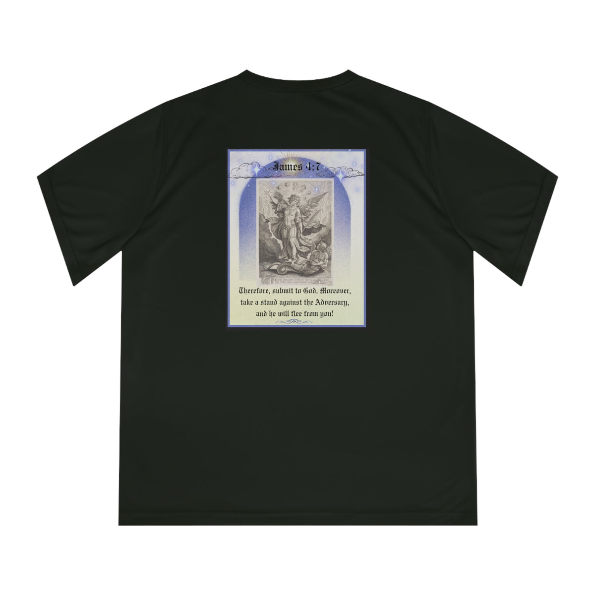 Set Apart Collection - Not today Satan - Women's Performance V-Neck T-Shirt