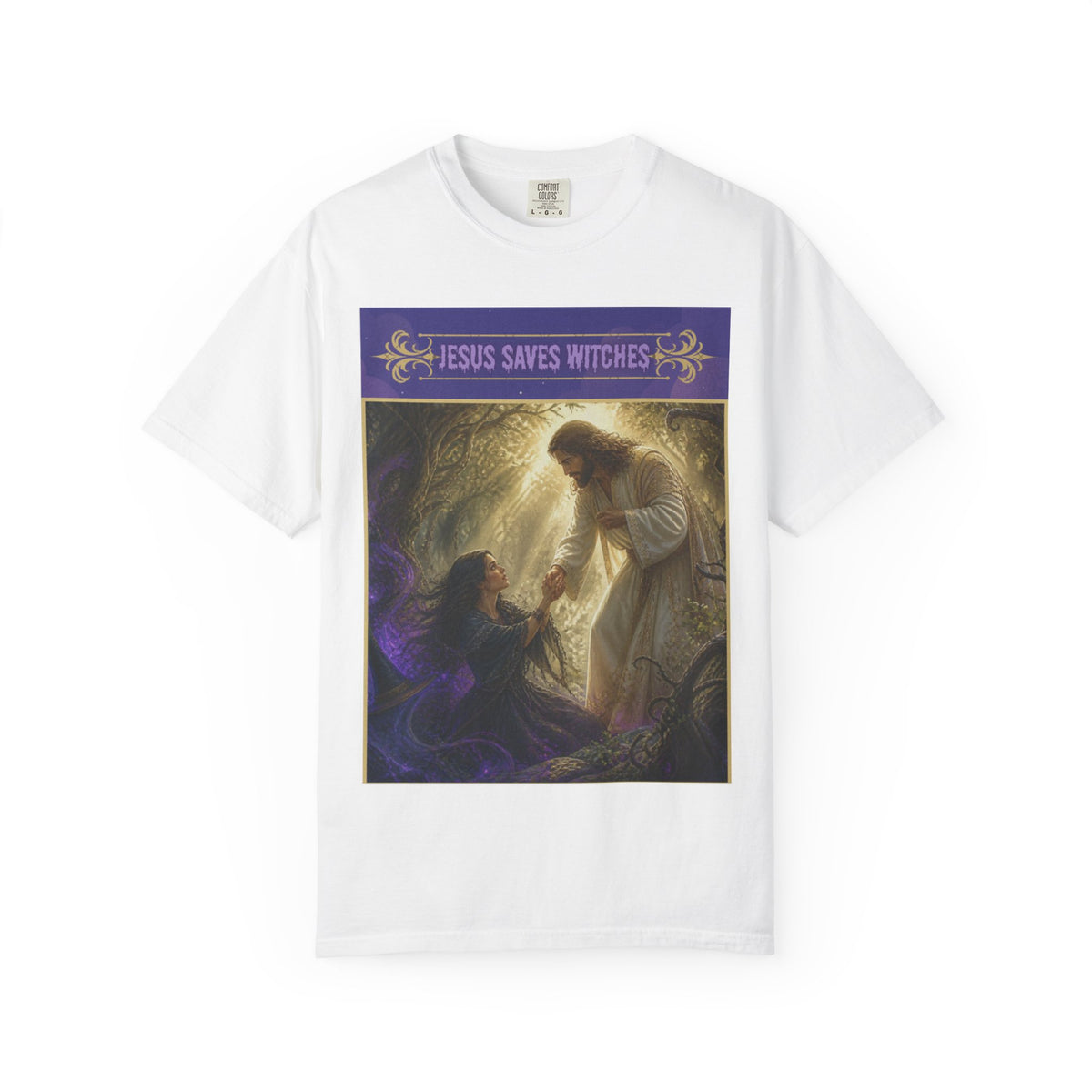 Jesus Saves Witches-Front and back T-shirt