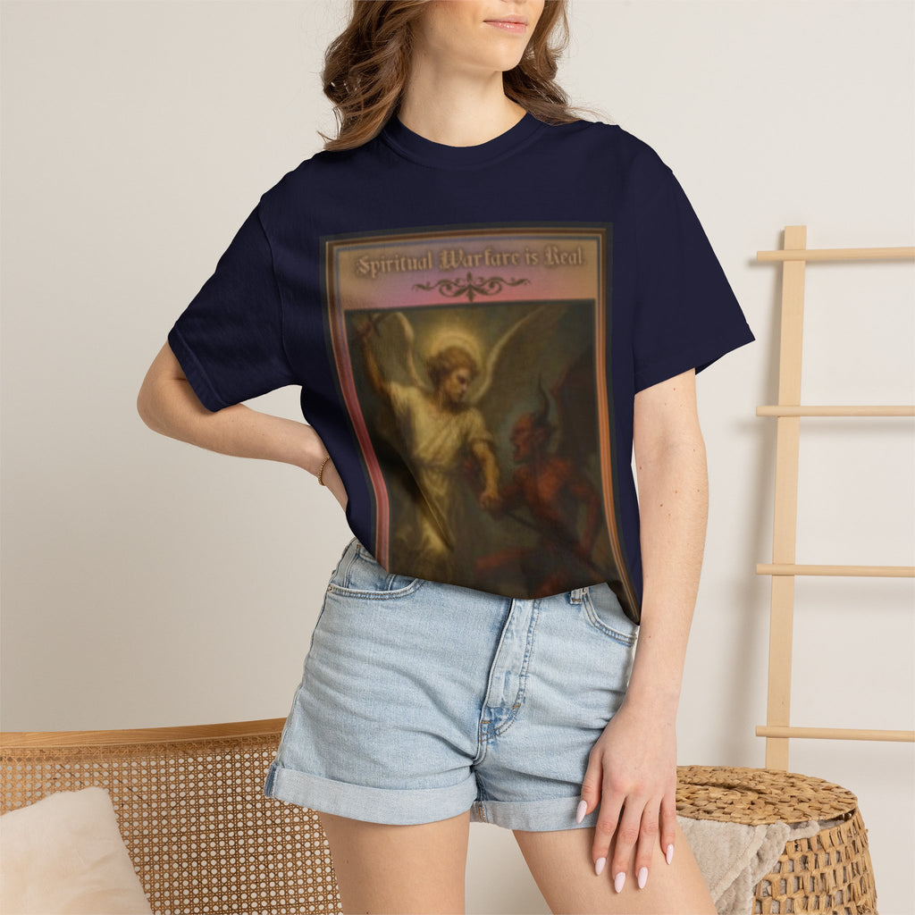 Warfare is real women's  — Vintage Gothic Illustration Tee