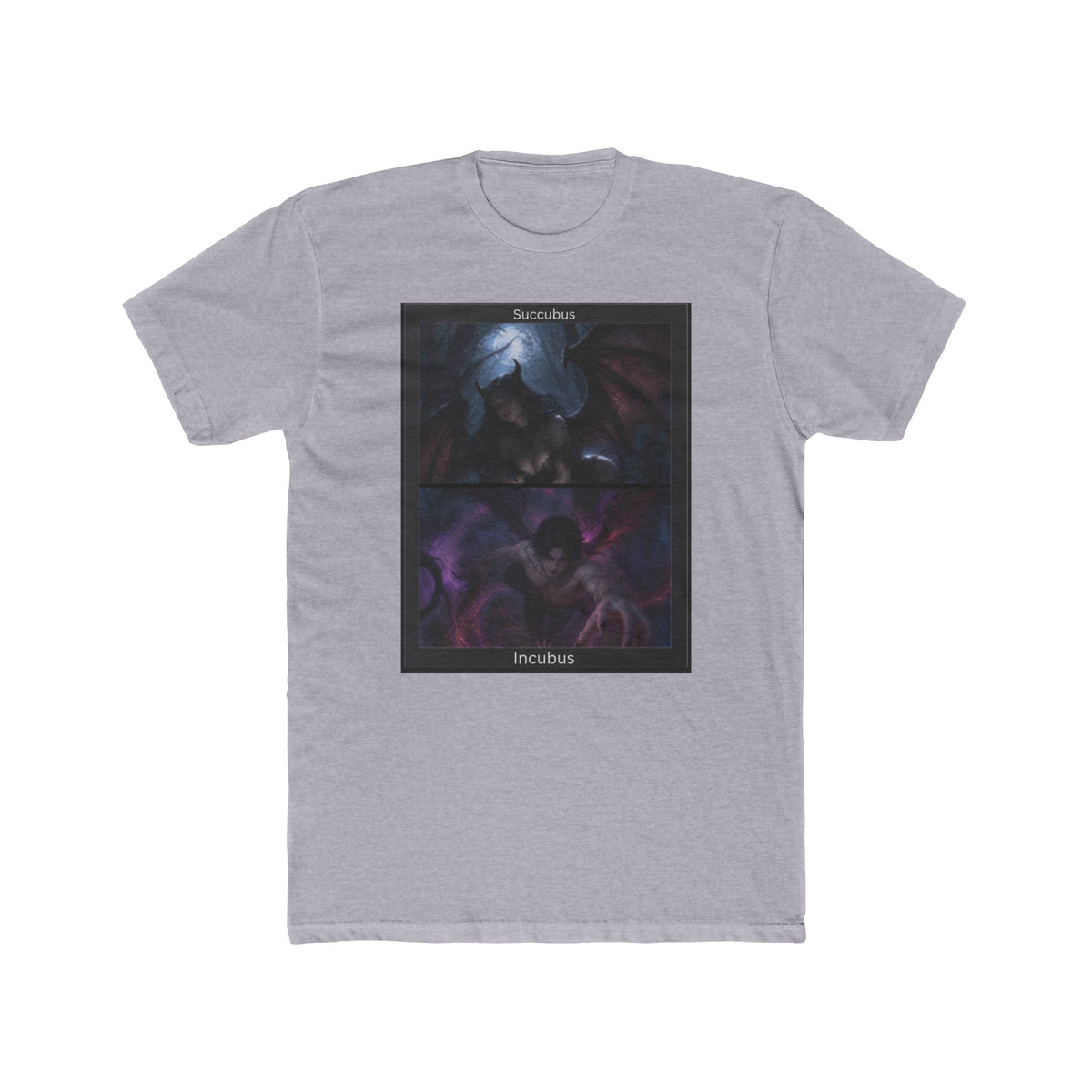 "Resist Temptation" – Succubus & Incubus Spiritual Warfare Unisex Cotton Crew Tee