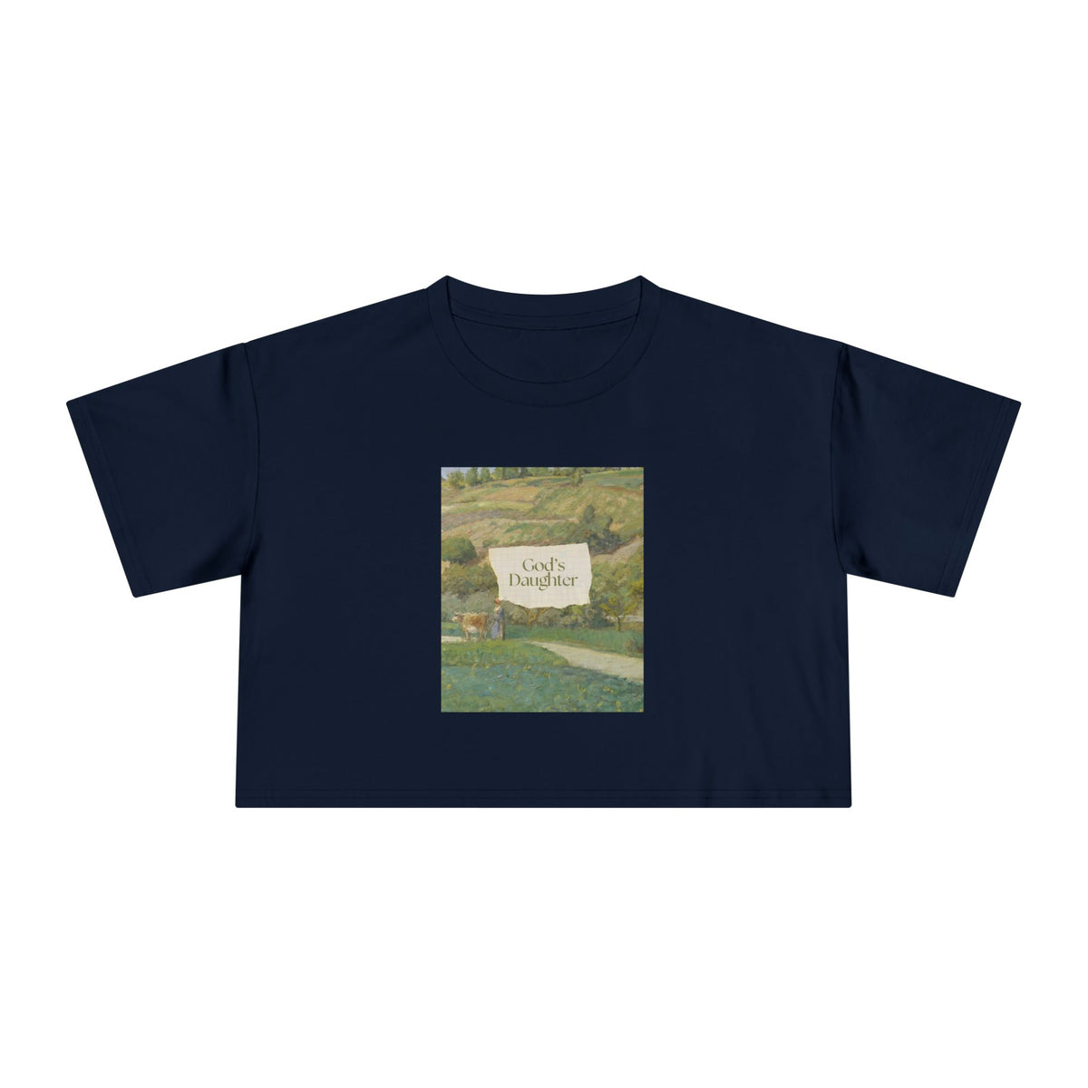 "God's Daughter" — Women's Crop Tee