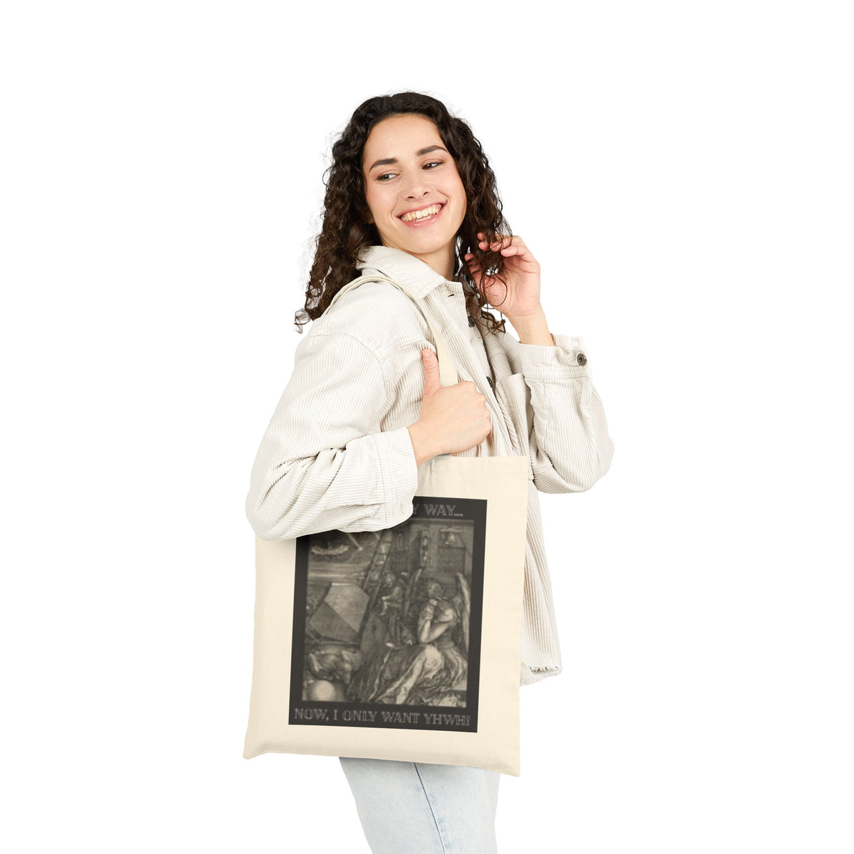 "I Tried It My Way... Now I Only Want YHWH" — Vintage Renaissance Art Tote Bag