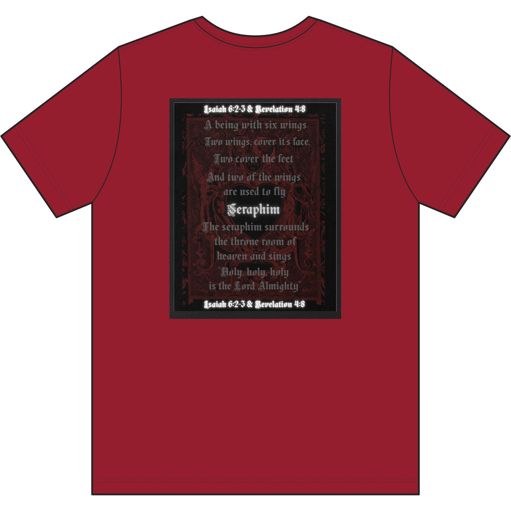 Seraphim - Isaiah 6:2-3 / Revelation 4:8 - Unisex T-Shirt